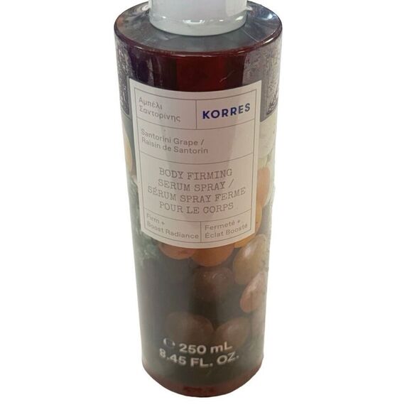 Korres SANTORINI GRAPE Body Firming Serum Spray raisin de santorin SEALED RARE - Picture 2 of 8
